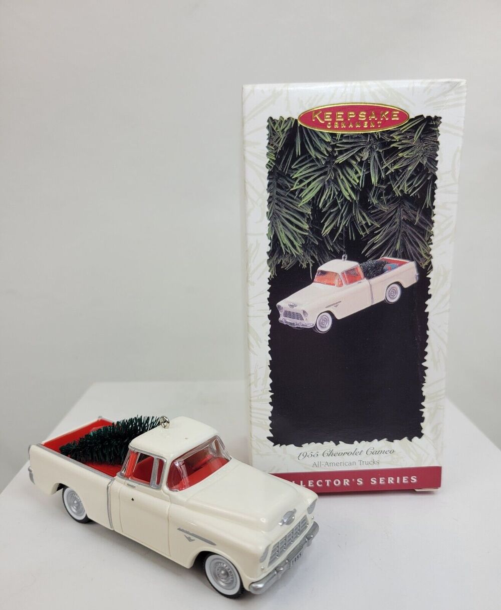 Hallmark 1996 Ornament 1955 Chevrolet Cameo #2 In All American Truck Series NIB